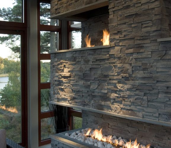 Masonry Stone And Rock Fire Feature - Dana Point CA