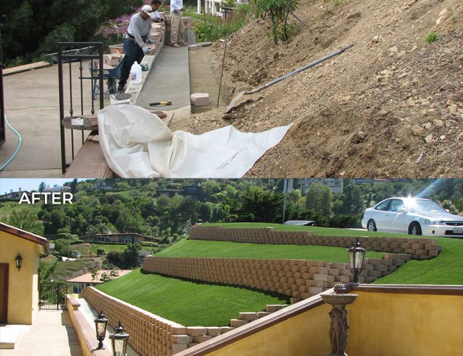Retaining Wall - Laguna Beach CA