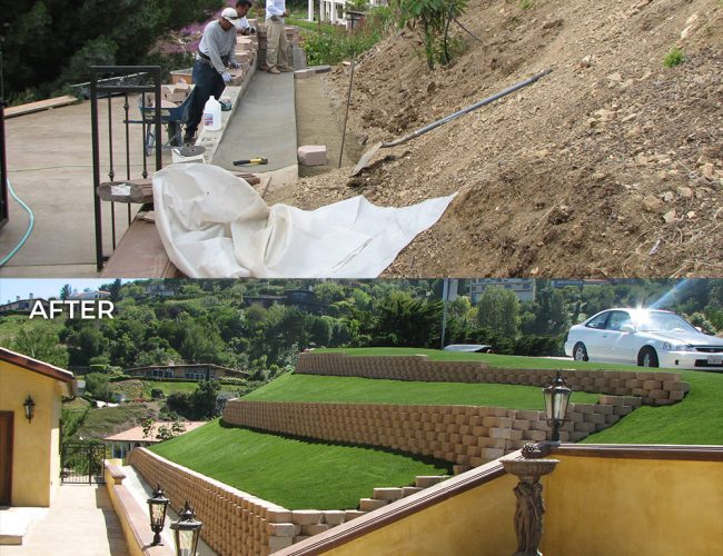 Retaining Wall - Laguna Beach CA